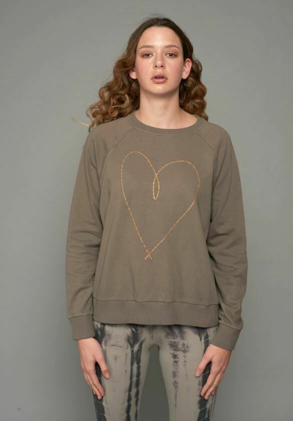 Sweatshirt Glitter Herz