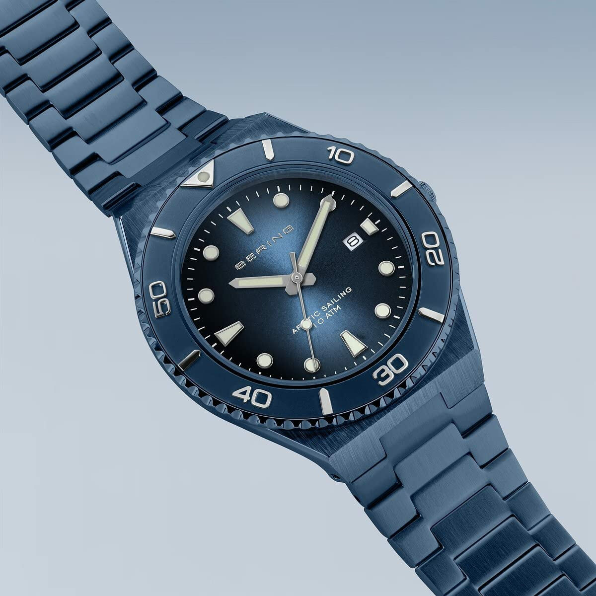 BERING Classic | blau poliert/gebürstet | 18940-797