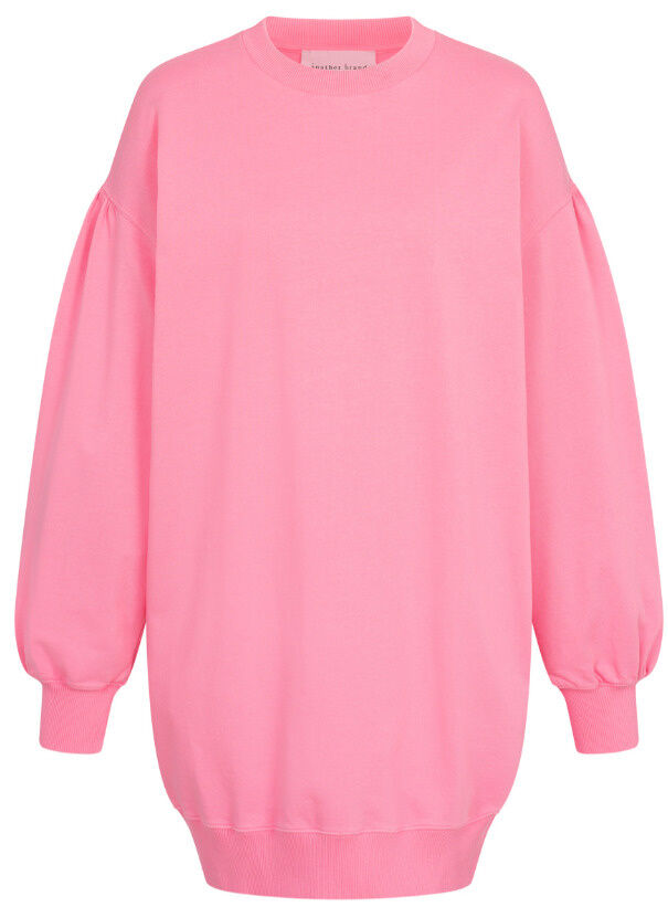 Kleid mit Ballonärmeln pink