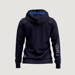 Hoodie French Navy Heart