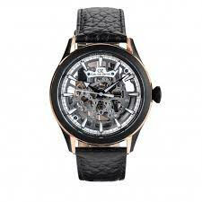 Carl von Zeyten Herren Automatikuhr Waldkirch mit Lederarmband Schwarz CVZ0065RBK 