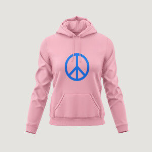 Hoodie Cotton Pink Peace