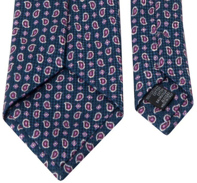 Panama-Krawatte mit Paisley Muster