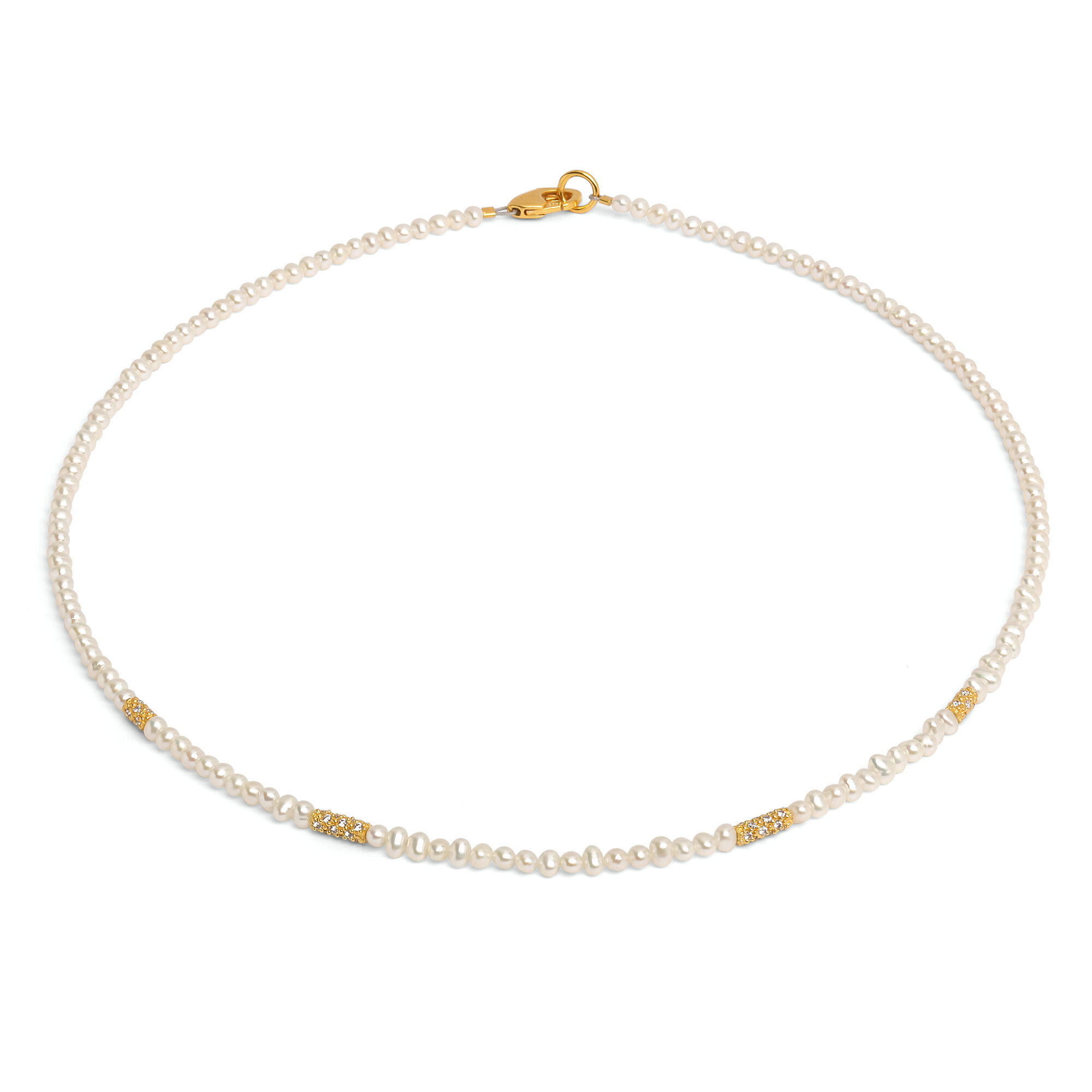 Bernd Wolf Walsina 24-Karat-goldplattiert Süßwasserperle 84020656-043