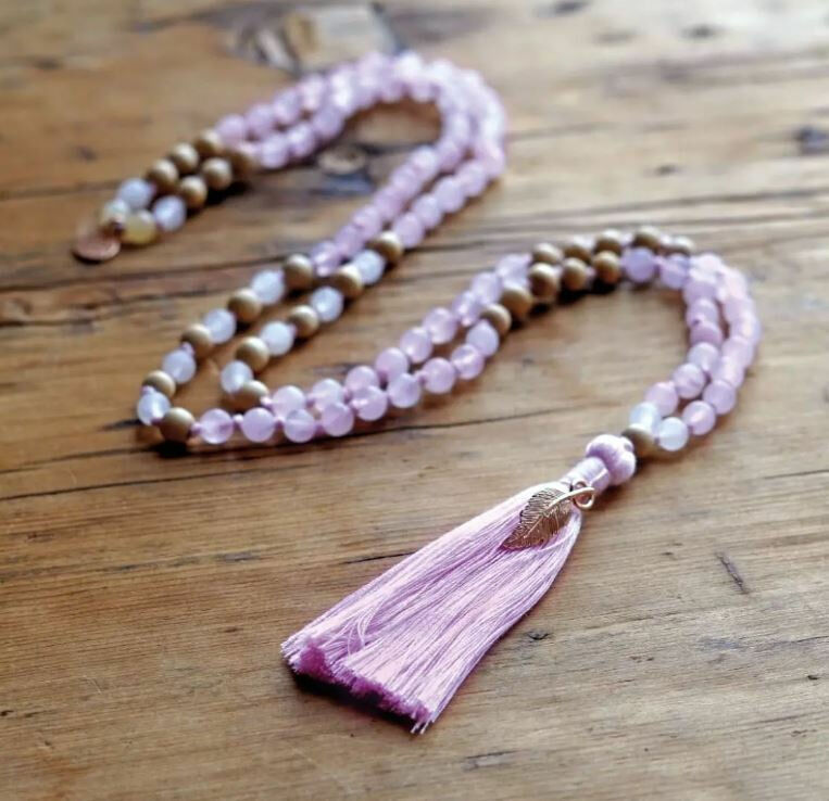 Mala Kette Rosenquarz