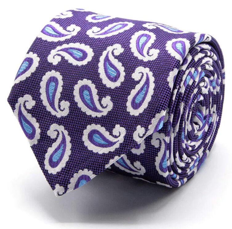 SEIDEN-JACQUARD KRAWATTE MIT PAISLEY-MUSTER