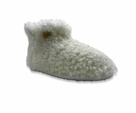 Thies 1856 ® Schaffellpantoffel Creme (W)