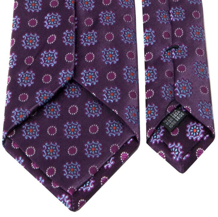SEIDEN-JACQUARD KRAWATTE MIT GEOMETRISCHEM MUSTER