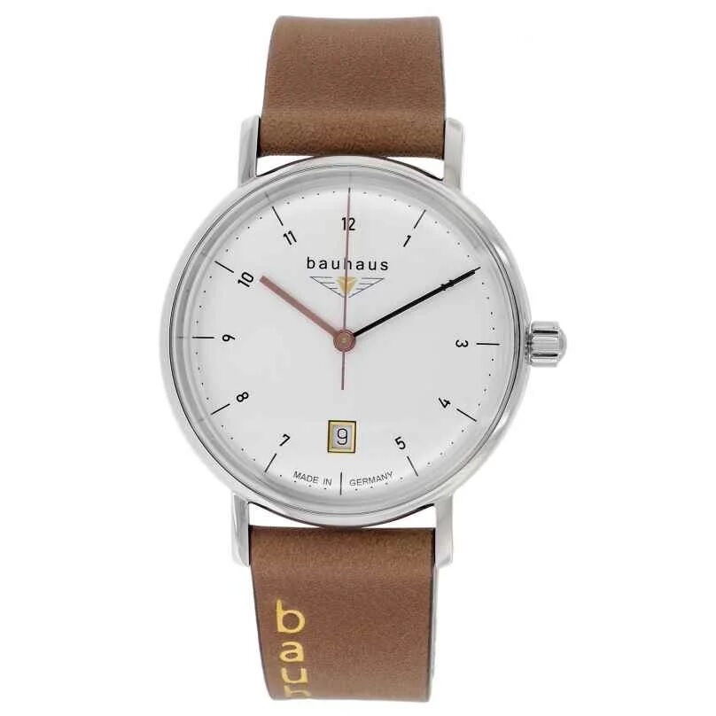 Bauhaus Damen Analoguhr mit Lederarmband Braun 21411
