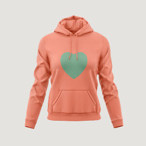 Hoodie Rose Clay Heart