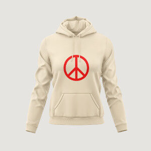 Hoodie Natural Raw Peace