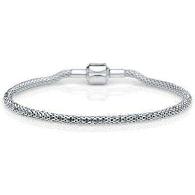Bering Damen Armband Arctic Symphony Milanaise Band Silber 613-10