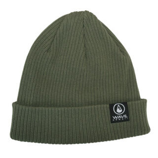 WAVE HAWAII Beanie Bio Cotton Green Olive