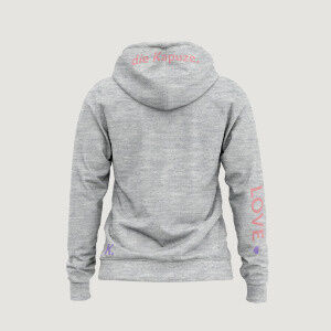 Hoodie Heather Grey Heart