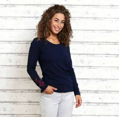Langarmshirt Chakraflower