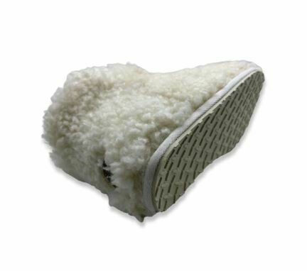 Thies 1856 ® Schaffellpantoffel Creme (W)