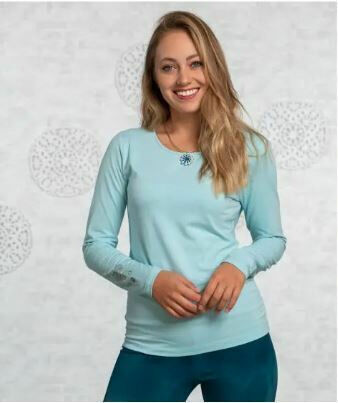 Langarm-Shirt Bambus blue-breeze
