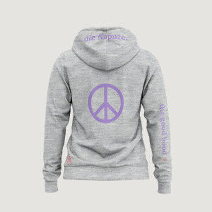 Hoodie Heather Grey Peace