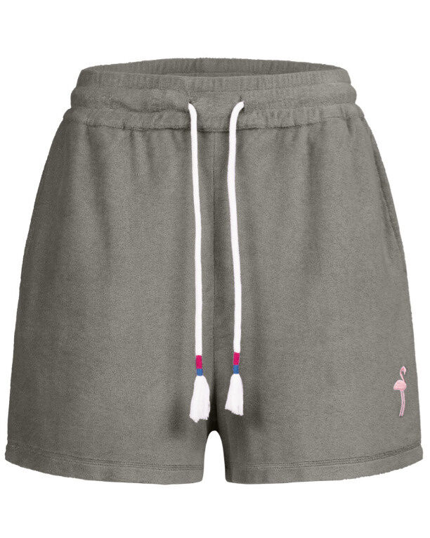 Shorts Frottee grau