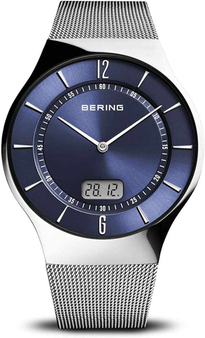 BERING Herren Analog Radio Collection Armbanduhr 51640-007