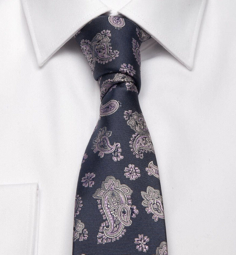 SEIDEN-JACQUARD KRAWATTE MIT PAISLEY-MUSTER
