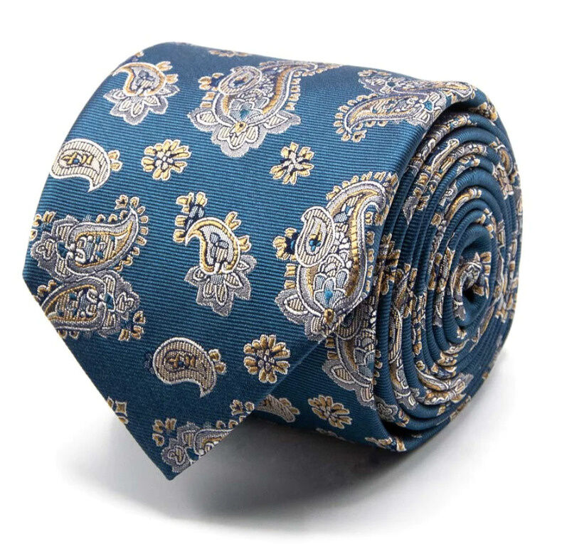 SEIDEN-JACQUARD KRAWATTE MIT PAISLEY-MUSTER