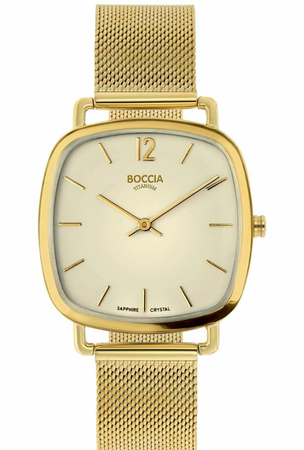 Boccia 3334-07 Uhr Quarzuhr aus Titan mit Saphirglas