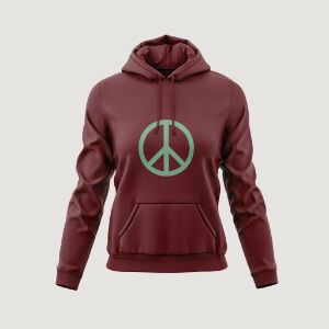 Hoodie Bordeaux Peace