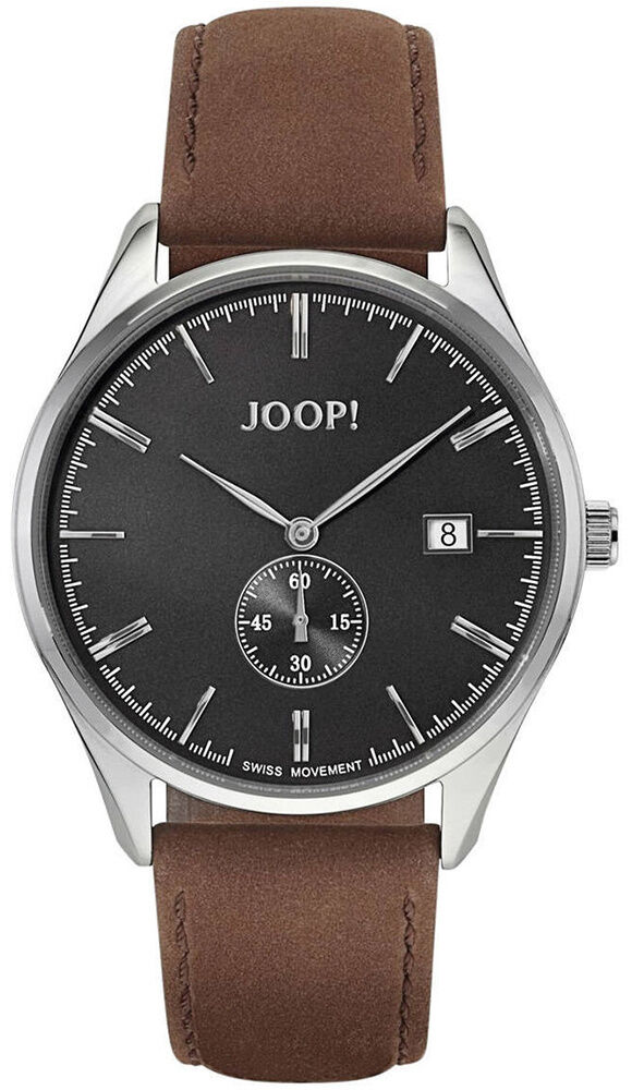 Joop Herren Analoguhr mit Lederarmband braun 2022872 