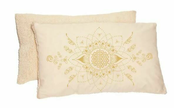 Allergiker-Kissen natur/gold "Bliss"