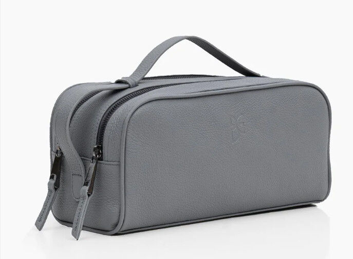 WASHBAG - AUS LEDER MIT DOPPELTEM REISSVERSCHLUSS