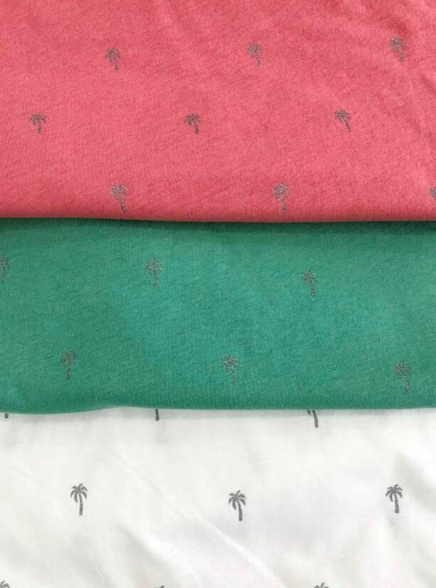 Kleid mit Palmenprint