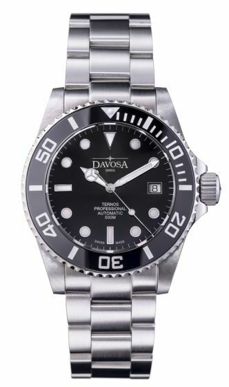 Davosa Damen Automatikuhr Ternos Professional Divers Ceramic Automatic Silber 161.559.50