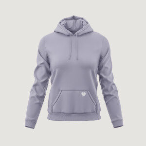 Hoodie Lavender melted Smiley