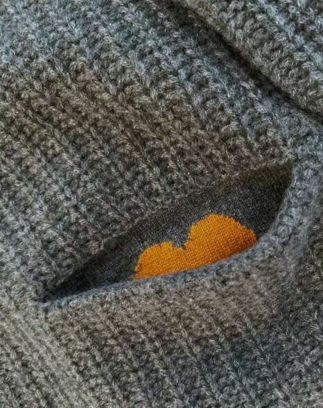Kaschmir Strickjacke mit Zopf