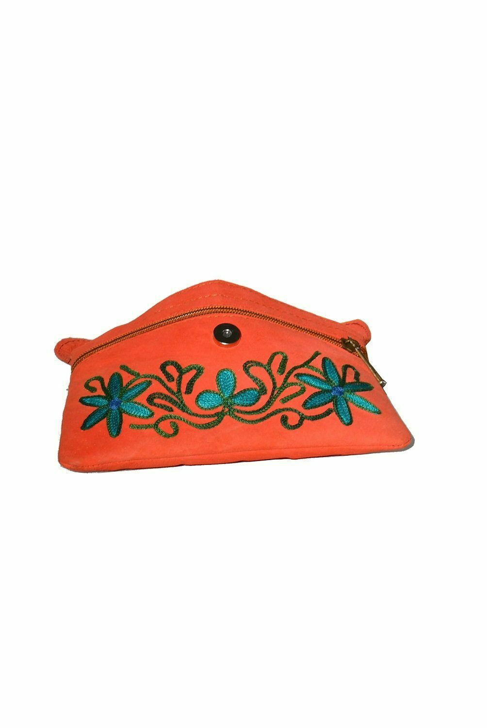 Blue Chilli Electronics Kosmetiktasche »Wildleder Tasche / Clutch«, bestickt, 20 x 11 cm
