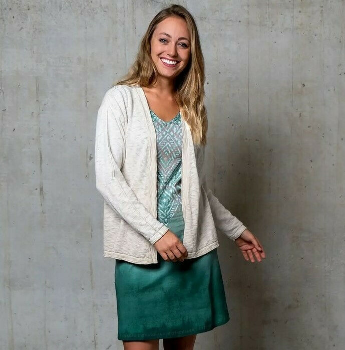 Strickjacke Mein Glück naturweiß