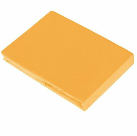 Spannbetttuch in Fei-Jersey mango