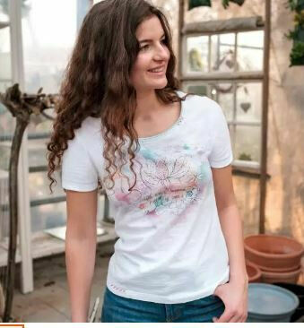 Shirt Lotus Aquarell