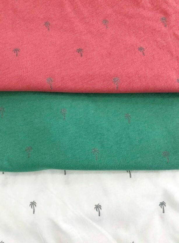 Kleid mit Palmenprint