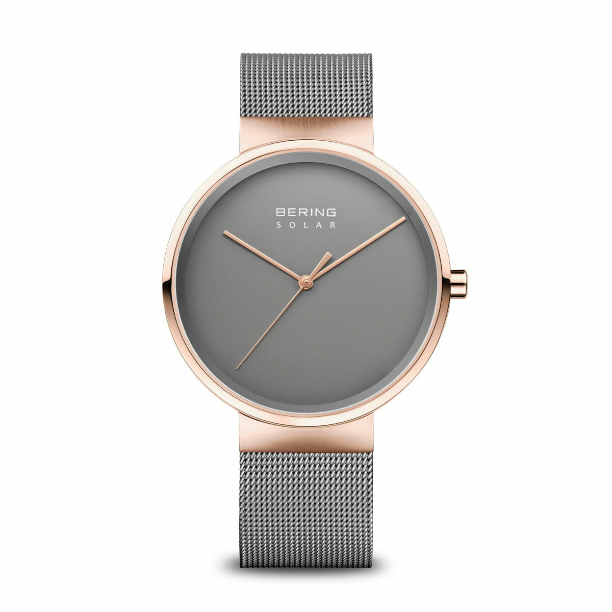 Bering analoge solar Armbanduhr roségold 14339-369