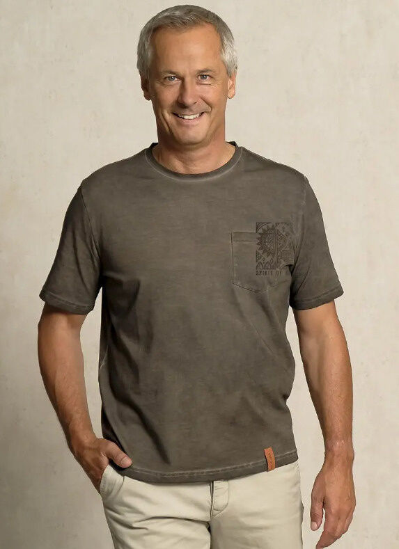T-Shirt men - mit Tasche Mountain