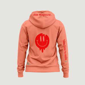 Hoodie Rose Clay melted Smiley