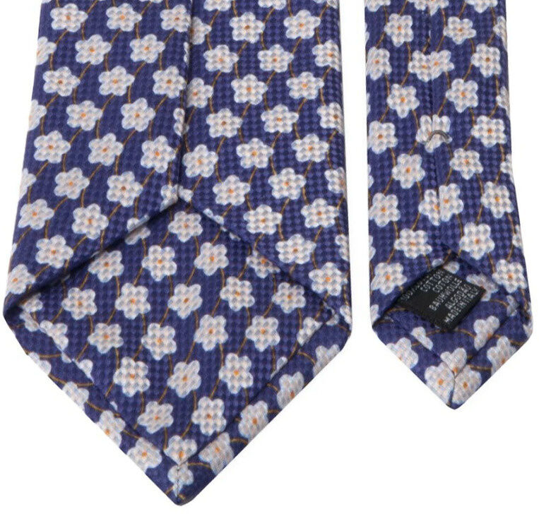 PANAMA-KRAWATTE MIT BLÜTEN-MUSTER