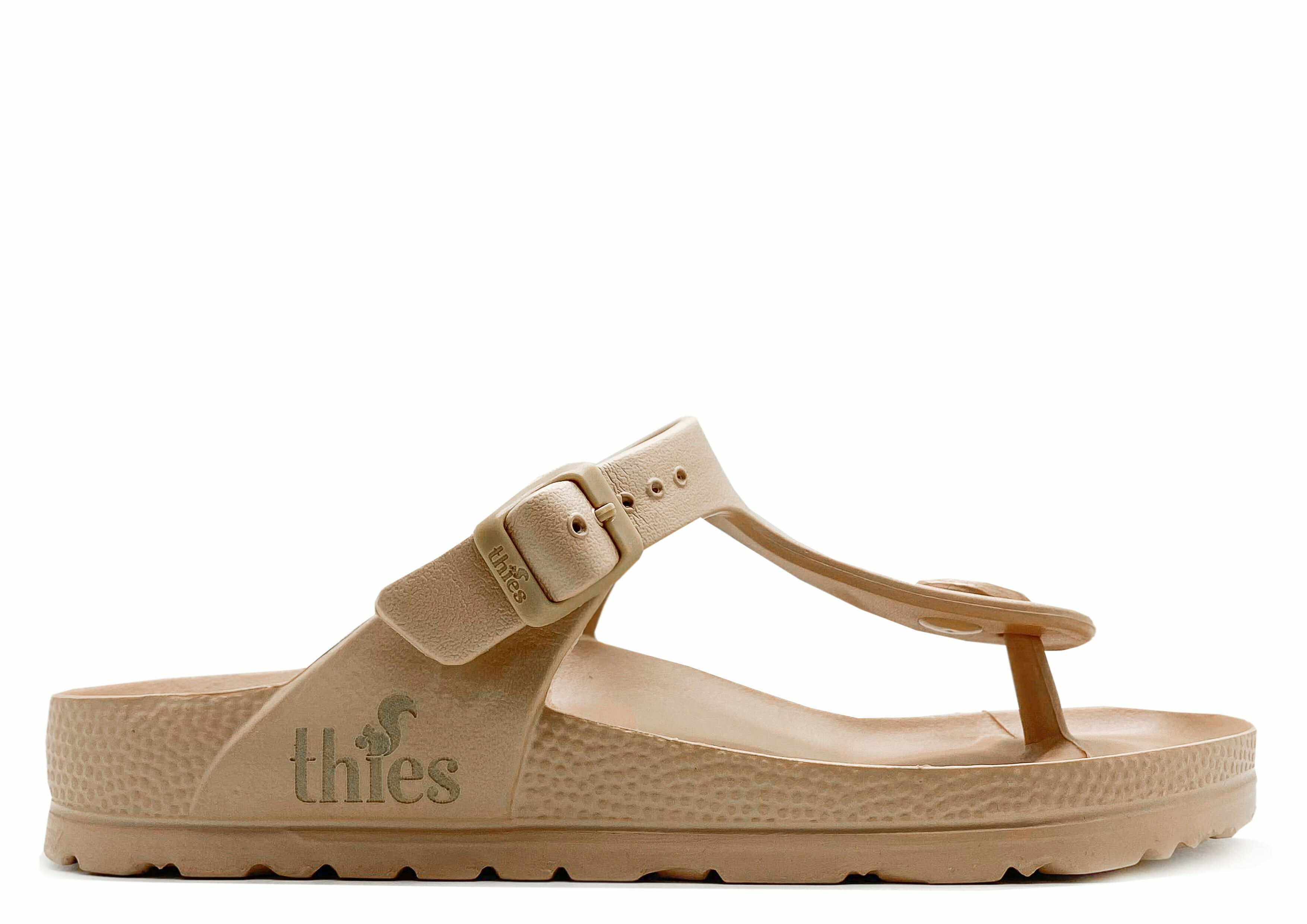 thies 1856 ® Ecofoam Thong Sandal vegan bronze