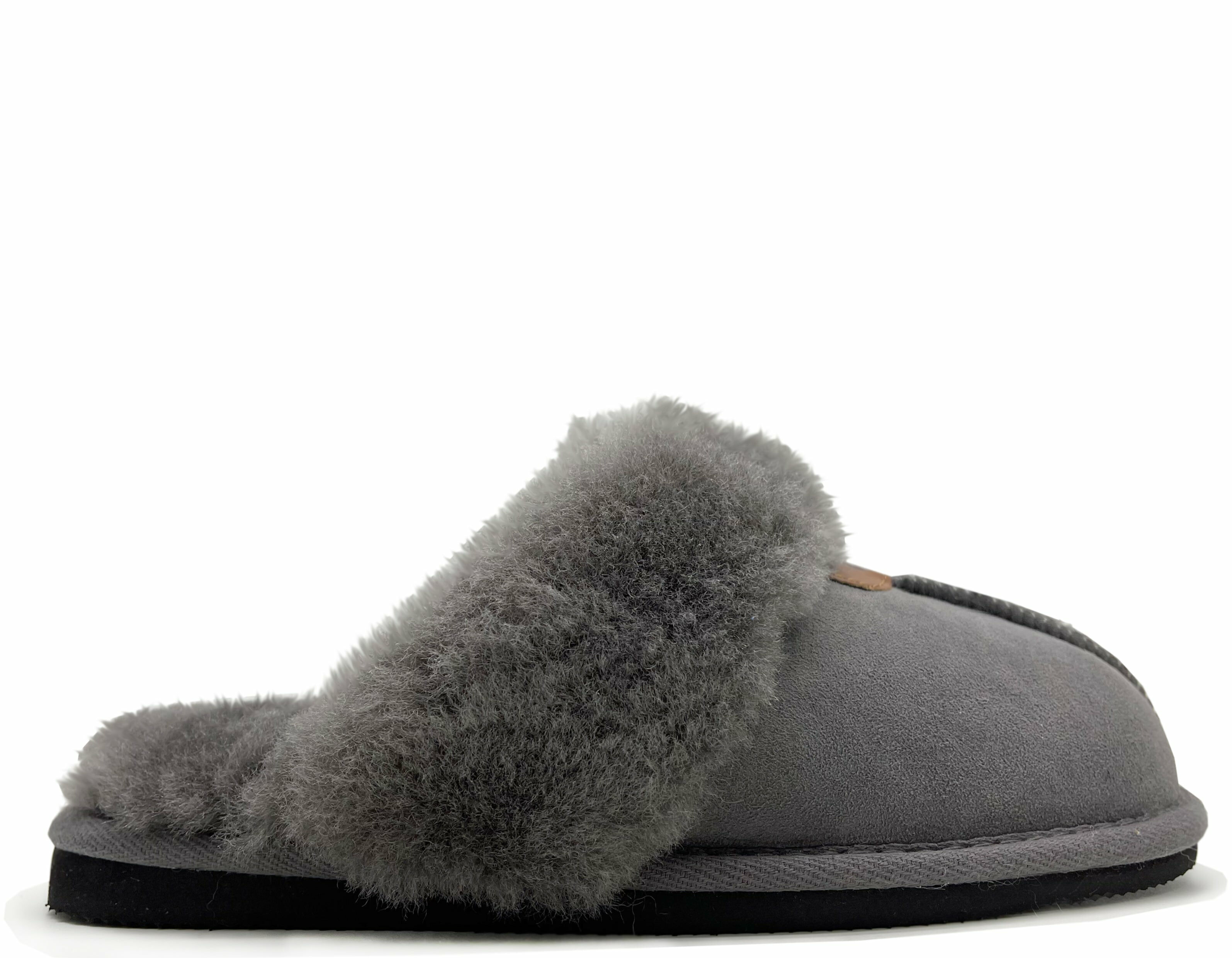 thies 1856 ® Sheepskin Slipper dark grey (W)