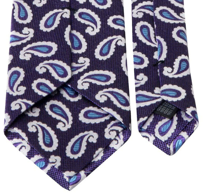 SEIDEN-JACQUARD KRAWATTE MIT PAISLEY-MUSTER