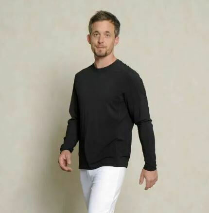 Longsleeve Bambus schwarz