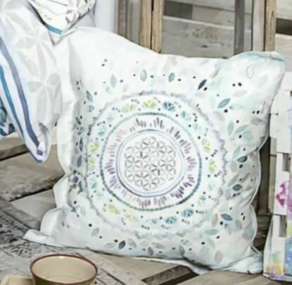 Bio Kissenbezug Nature Dream weiß/opal