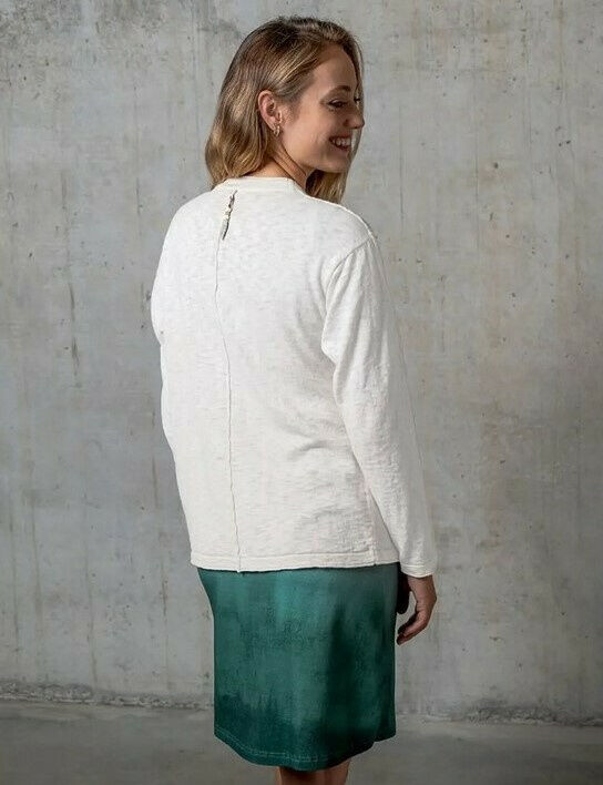 Strickjacke Mein Glück naturweiß